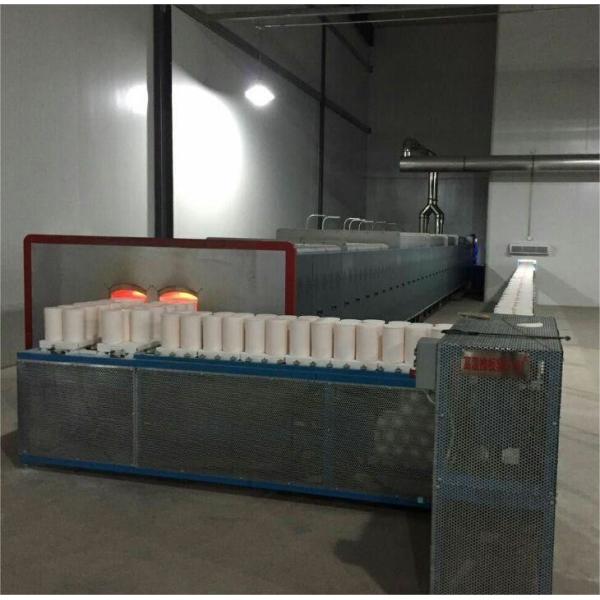 Quality Alumina Calcination Pusher Kiln Customized Automatic Continuous Sintering Gas for sale