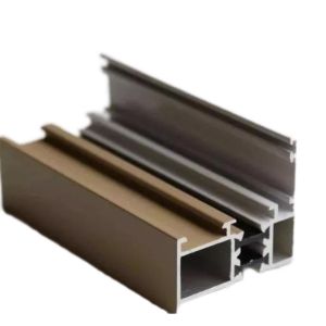 Champagne Anodizing Aluminium Sliding Window Profile Sound Insulation