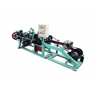 Durable Fencing Wire Manufacturing Machine , High Standard Barbed Wire Machine