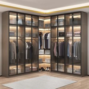 YALIG's Modern L-Shaped Corner Wardrobes The Perfect Combination of Form and