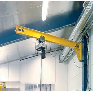 Lightweight Wall Mounted Articulating Jib Crane 1t - 12t Lifting Capacity