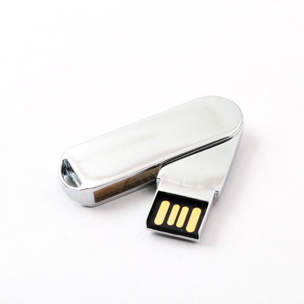 2.0 Twist Metal USB Drive H2 Test Passed 128GB 256GB CE Approved