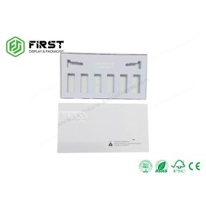 White Cardboard Rigid High End Gift Boxes Handmade Hot Stamping Logo With Lid