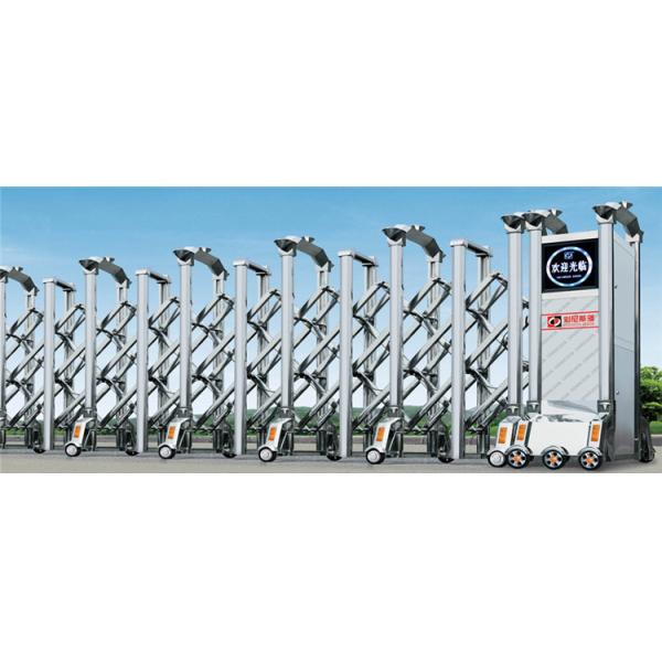 18M / Min Stainless Steel Electric Retractable Door Automatic Folding Gate