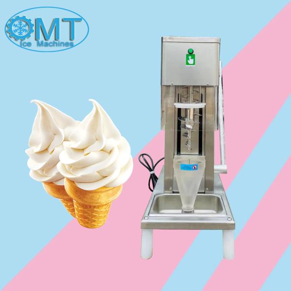 Convenient Ice Cream Blender Machine Smooth Operation Frozen Yogurt Mixing