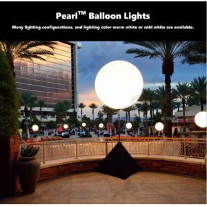 400W Inflatable LED White Sphere Event Lighting Balloon Customized For Sale