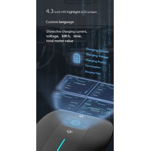 APP WIFI EV Car Charger 16A 32V 22kw Wallbox Home Car Charging Station