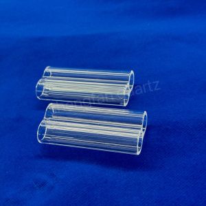 Customized High Purity Transparent Polished Clear Glass Tube Furnace