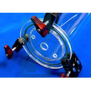 Fused Silica Quartz Glass Flange Ring Sio2 Translucent Frosted