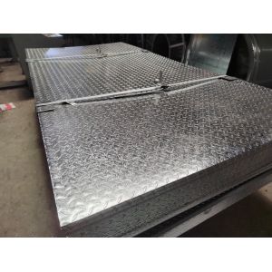 40g/m2 Zinc Layer Galvanized Pattern Steel Plate with Customizable Width of 1000