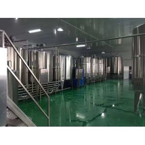 SS316L Milk Production Line , Dairy Processing Equipment For Fresh Milk Project