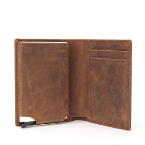 Advantage Low MOQ Mix Models Genuine Leather RFID Credit Card Holder Wallet for