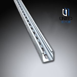 Customized Single Strut Channel Q235 Stainless Steel 304 Unistrut Slotted