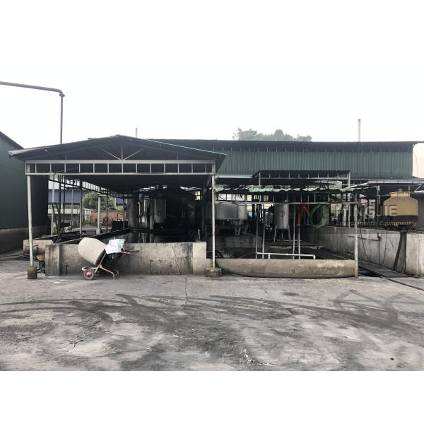 Converting Solid Waste with Normal Pressure Automatic 5-15TPD Waste Tyre Pyrolysis Machine