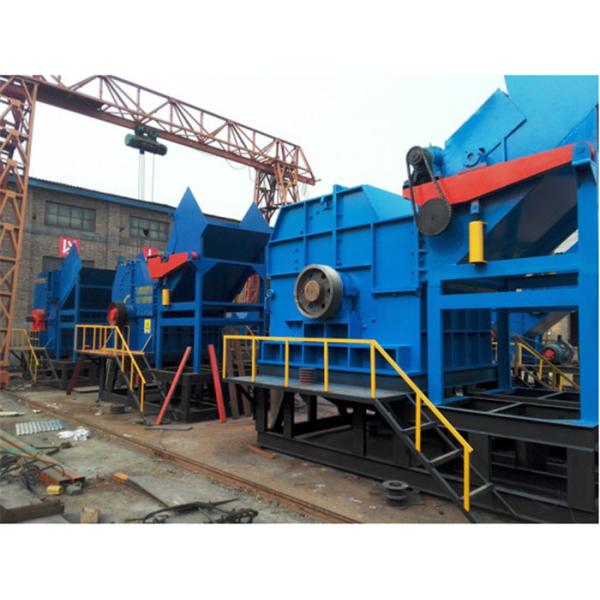 Single Shaft Steel Shredder Machine / Waste Plastic Crusher Machine Low Power