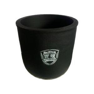 Cylindrical Silicon Carbide Melting Graphite Crucible Thermal Shock Resistance