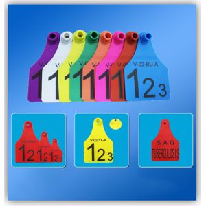 RFID Ear Tag for Livestock Management with Large Size 76*118mm Middle Size 64