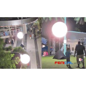 High Brightness Inflatable Moon Event Lighting Balloon 480W AC LED Lamp Beads