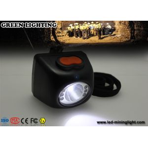 Explosion Proof 3500-4500 Lux Led Miners Lamp , Cordless Cap Lamp 300ma Li - Ion