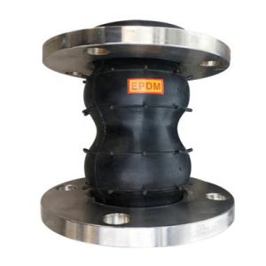 Twin Sphere Rubber Double Ball Rubber Joint Dn65 Water Pipe Coupling Carbon