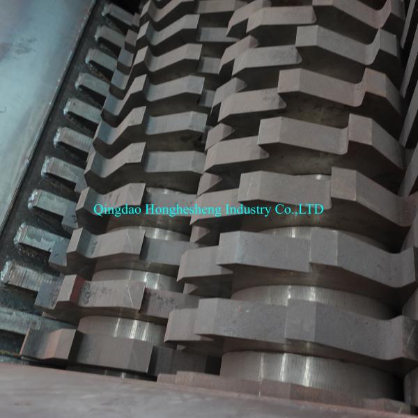 High Capacity Double Shaft Shredder Long Life Plastic Bottle Metal Shredder
