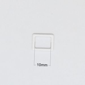 Rectangle Bra Sliders And Rings 10mm