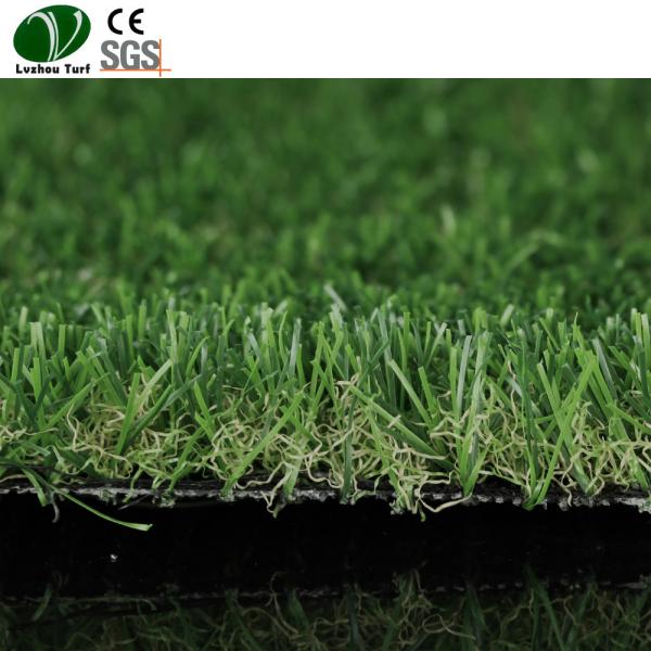 Quality Plastic Garden Synthetic Turf / Landscape False Artificial Grass Patch for sale