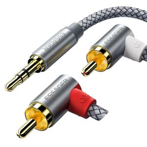 RCA Audio Adapter Micro USB Cable Braided Jacket 3.5mm 1M 2M 3M 5M for Mobile