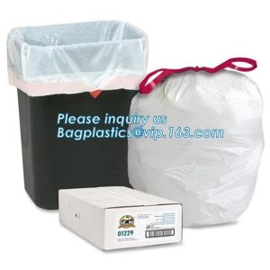 Garbage bags 10 Liter Drawstring Bathroom Trash Bags Mini Wastebasket Can Liners