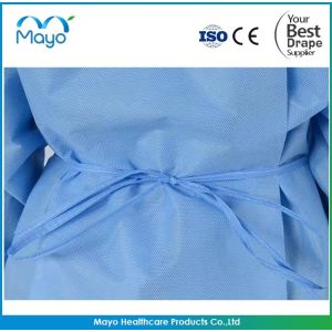 COVID-19 AAMI Level 3 Disposable SMS Isolation Gown with CE FDA in stock