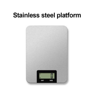 JLY Smart 5kg/1g Stainless Steel Electronic Kitchen Scale with 1x3V CR2032