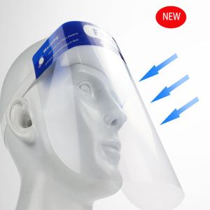 Protective Clear Film Splash Face Shield Adjustable Anti Fog Dental Full Face