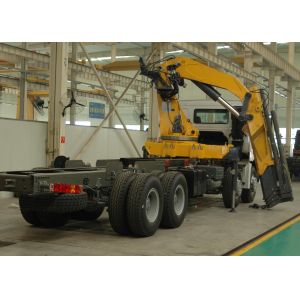 Durable 16 Ton Transporting Articulated Boom Crane , Hydraulic System