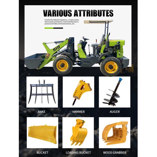 Four-wheel Drive Diesel Loader New Brand Front Wheel Loader Wheel Loader for Sale