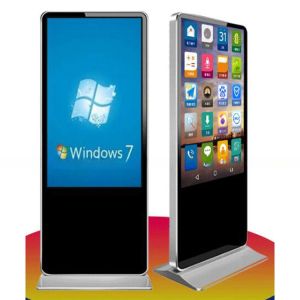 43 inch floor standing LED TV kiosk advertisement signage poster