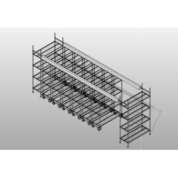 FDA High Density Storage System / Heavy - Duty NSF Standard Rolling Shelving