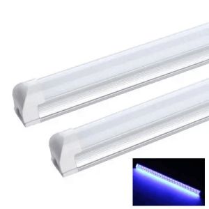 220V AC UVA LED Tube Light with Fixturer and Plug, No Flickering, Perfect for