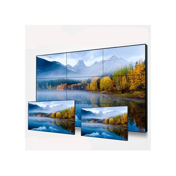 Wall Mountable TFT LCD Wall Display , High Brightness Bezel Less Video Wall