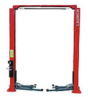 Clear Auto Workshop Equipment , Floor Two Post Dual Hydraulic Car Lifts