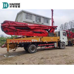 700L Water Tank Volume Long Boom Concrete Pump for Construction Works from Haode