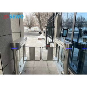 304 Stainless Steel Turnstile Entry Systems Swing Barrier Turnstile Access