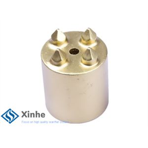 Heavy Duty Scabblers 4 Tips Replaceble Carbide Tipped Scabbling Head