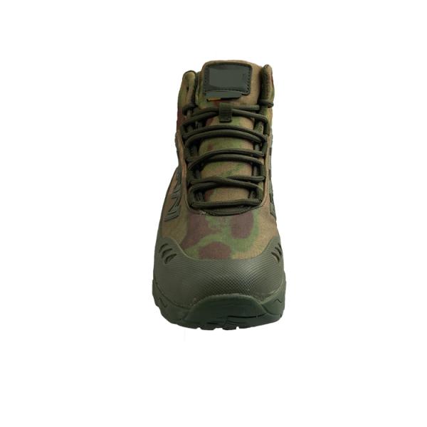 Oxford Fabric Upper Anti Slip Lace-up Shoes For Lace-up Closure And Closure Combat Army Boots For Men