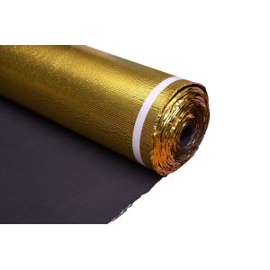 Water Mold Resistant Golden Sound Proofing Underlay For Floating Floor