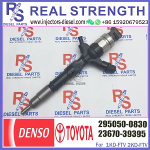 Diesel Fuel Injector 295050-0830 For Toyota Dyna 1KD-FTV 23670-39395 23670-30390