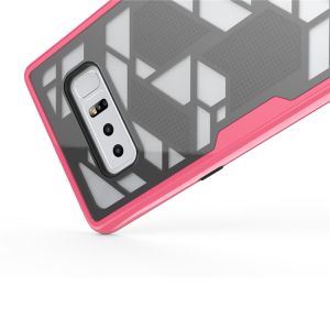 New Products Custom Hybrid Rugged PC TPU 2 In 1 Geometry Mobile Phone Cover For