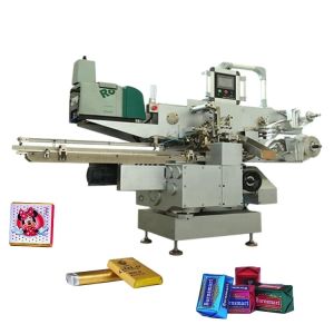 Chocolate Bar Envelop Wrapping Machine For Multi-Purpose Packaging