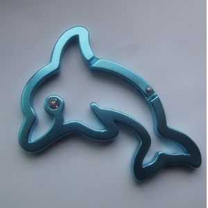 Popular bone shape fashion carabiner key holder manufacture irrregular shape