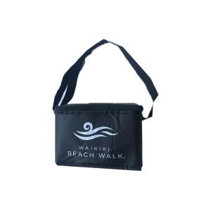 Zipper Closure 210D Cooler Tote Bag With Inside Removable Divider EPE Liner