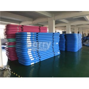 Home Inflatable Air Track Tumbling Gymnastics Mats / Customized PVC Sport Air